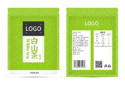 绿色 简约 健康 绿色 包装袋设计