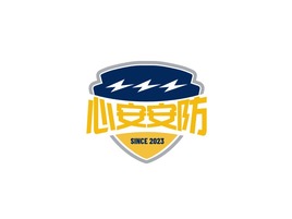 简约创意酷炫安防徽章logo设计公司logo设计
